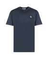 Stone Island Cotton T-shirt In Bleu
