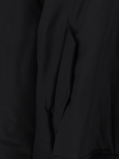 Balenciaga Varsity Bomber Jacket In Black