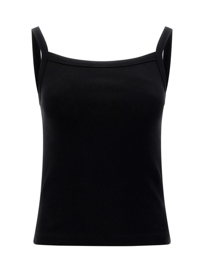 Flore Flore May Cotton Tank In Black