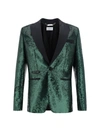 Philipp Plein Sequin-design Single-breasted Blazer In Green