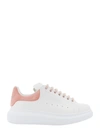 Alexander Mcqueen Contrasting-suede Chunky Sneakers In White/clay