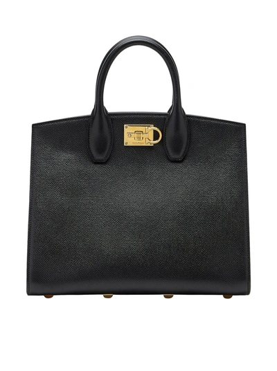 Ferragamo The Studio Box In Black