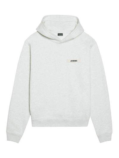 Jacquemus Gray Les Classiques 'le Hoodie Gros Grain' Hoodie In Grey