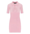 DSQUARED2 DSQUARED2  PINK OPENWORK KNITTED DRESS