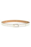 Kate Spade Spade Belt In Cream