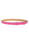 Kate Spade Spade Belt In Vivid Snapdragon