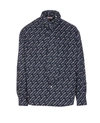 Kenzo X Verdy Logo-print Shirt In Blue