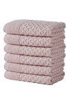 WOVEN & WEFT DIAMOND TEXTURE TOWEL 6-PIECE SET