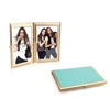 ADDISON ROSS LTD TURQUOISE BLUE & GOLD TRAVEL FRAME