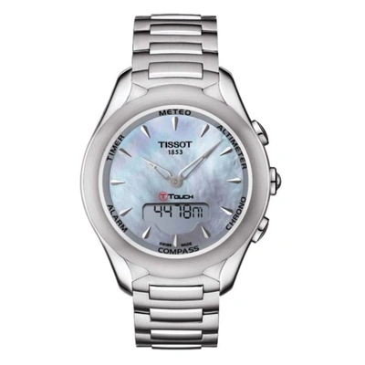 Tissot Women's T-touch 38mm Solar Watch In Silver