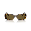 Miu Miu Mu 08ys Vau01t 51mm Womens Rectangle Sunglasses In Brown
