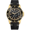 Mathey-tissot Men's Vintage Black Dial Watch In Black