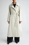 KHAITE THE MINNIE WATER REPELLENT TWILL LONG SWING COAT