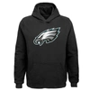 Outerstuff Youth Black Philadelphia Eagles Team Logo Pullover Hoodie In Black
