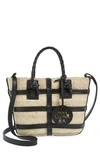 Altuzarra Watermill Mini Caged Tote Bag In Natural/black