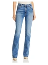 PAIGE LAUREL CANYON WOMENS HIGH RISE FADED BOOTCUT JEANS