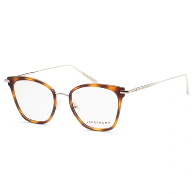 Longchamp Unisex Havana 52mm Opticals In Brown