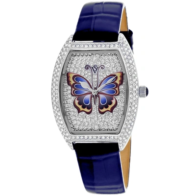 Christian Van Sant Women's Papillon Silver Dial Watch