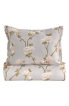 Melange Rose 400 Thread Count Cotton Duvet Set In Ivory