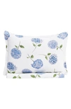 Melange Hydrangea 400 Thread Count Cotton Duvet Set In Blue