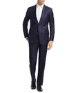 ARMANI COLLEZIONI Slim-Fit Tonal Striped Wool Suit
