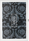 Versace Black & Blue Barocco Backgammon Set In 2ef10-silver