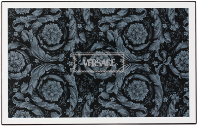 Versace Black Barocco Domino Set In 2ef10-silver