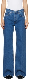 Anine Bing Hugh Jean In Medium Indigo In Blue