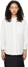 Anine Bing Mika Shirt In White In White