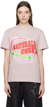Jw Anderson J.w. Anderson Naturally Sweet T-shirt In 700 Purple