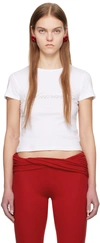 Blumarine T-shirt With Studs And Rhinestone Embroidery In White