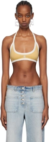 COURRÈGES YELLOW CONTRAST BRA