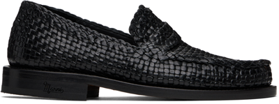 MARNI BLACK BAMBI LOAFERS