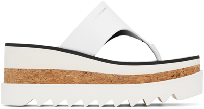 Stella Mccartney Sneak-elyse Platform Sandal In White