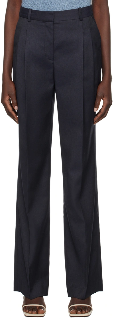 The Garment Navy Pluto Trousers In 112 Midnight Blue