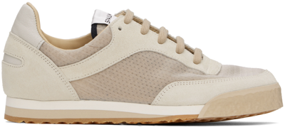 Spalwart Beige Pitch Low Sneakers In Sand