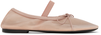 Proenza Schouler Glove Classic Mary Jane Ballerina Flats In Pale Pink