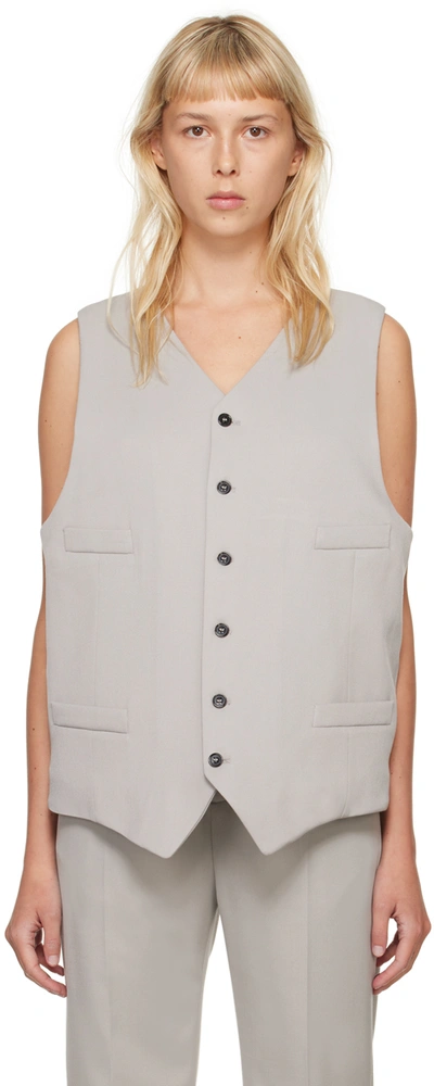 MM6 MAISON MARGIELA TAUPE TAILORING VEST