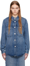 Isabel Marant Talbot Jacket Light Blue In 30lu Light Blue