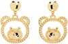 MOSCHINO GOLD TEDDY FAMILY EARRINGS