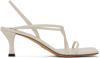 PROENZA SCHOULER WHITE SQUARE STRAPPY HEELED SANDALS