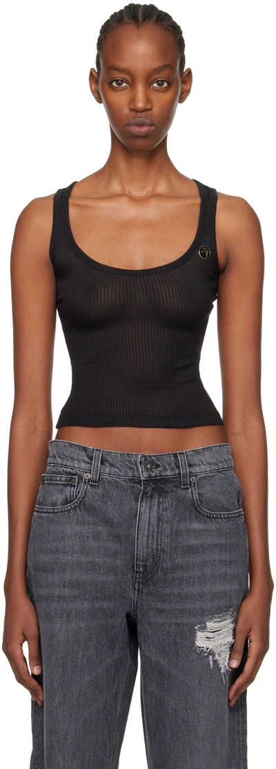 Ambush Black Scoop Tank Top
