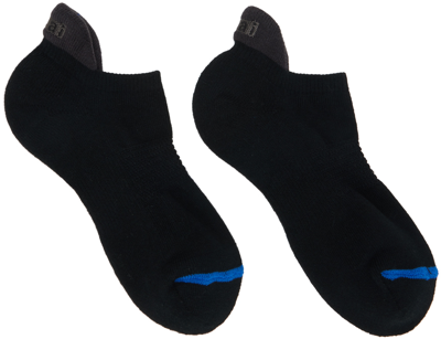 Sacai Black Footies Socks In 001 Black