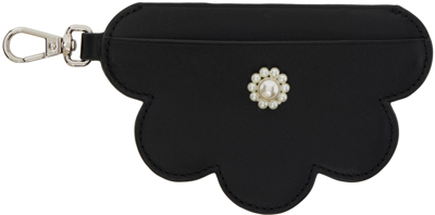 Simone Rocha Black Daisy Card Holder