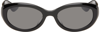 Khaite X Oliver Peoples 1969c Round-frame Acetate Sunglasses In Black