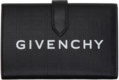 Givenchy Black G-cut Wallet In 001-black