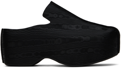 Jw Anderson Black Platform Clogs In 19070-001-black