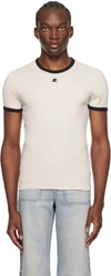 Courrèges Courreges Signature Contrast T-shirt White