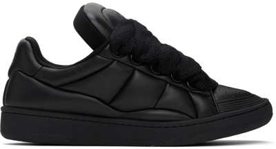 LANVIN BLACK CURB XL SNEAKERS