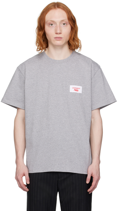 Charles Jeffrey Loverboy Grey Label T-shirt In Grey